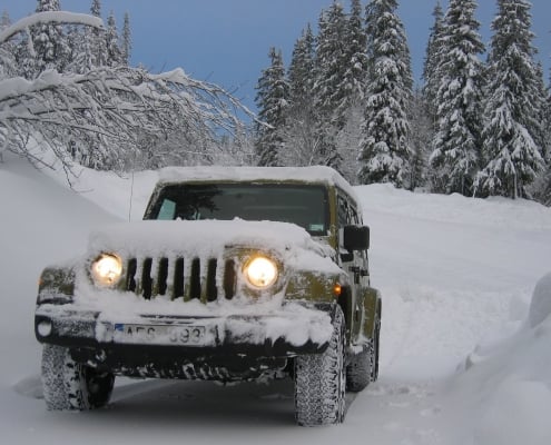 Sneeuw rijden